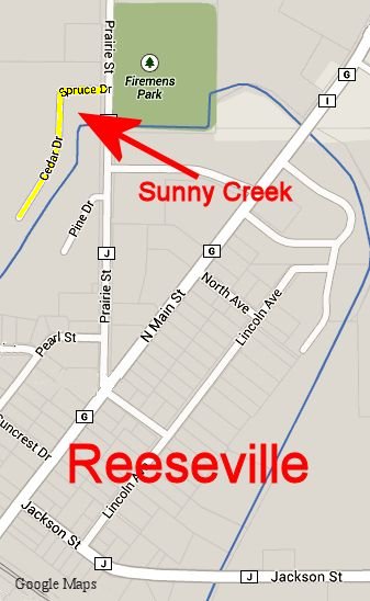 Sunny Creek Map